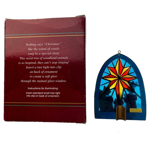 Lighted  Carlton Cards Sweet Christmas Choir Heirloom Collection Ornament - Picture 4 of 8